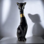 Кошка керамическая черная (27,5х7,5х9 см)