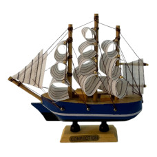 Макет парусника на подставке "Морская мечта" (14х12,5х3,3 см)