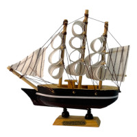 Макет парусника на подставке "Морская мечта" (14х12,5х3,3 см)
