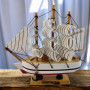 Модель парусника на подставке "Морской Бриг Мечты" (14х14х3,3 см)
