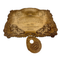 Спиритическая доска OUIJA "Античная" на испанском языке (49,5х29х0,8 см)
