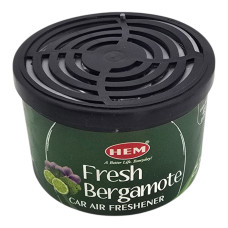 Ароматизатор для авто HEM Fresh Bergamote в баночке